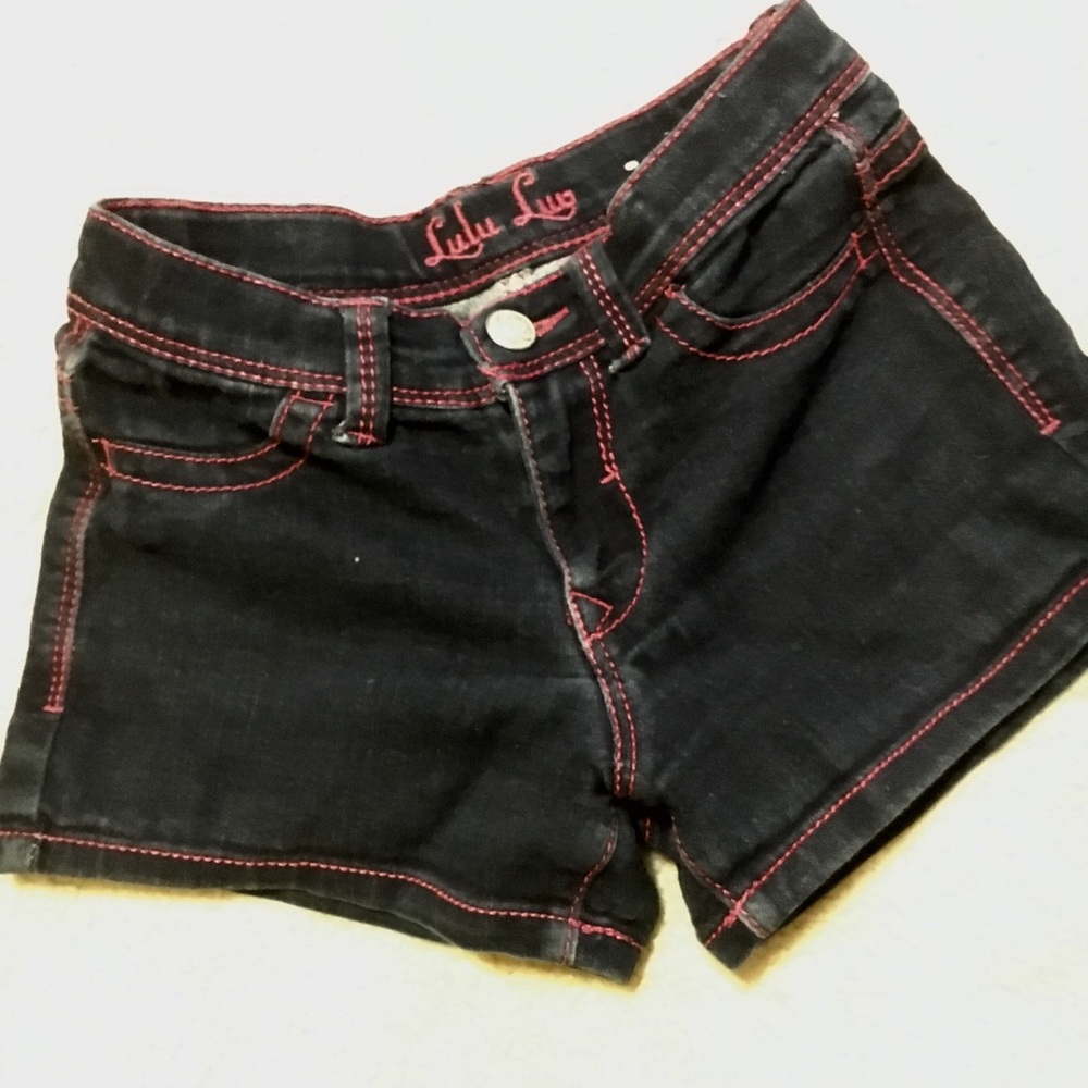 Lulu Luv dark denim shorts - Girls size 7